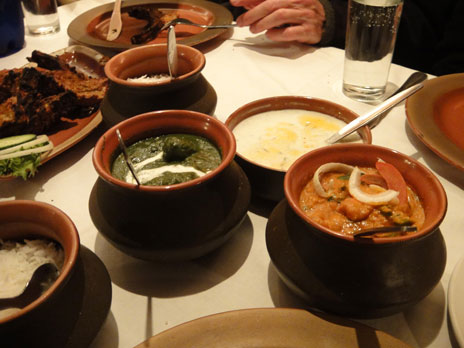 Curries at Bihari Restaurant